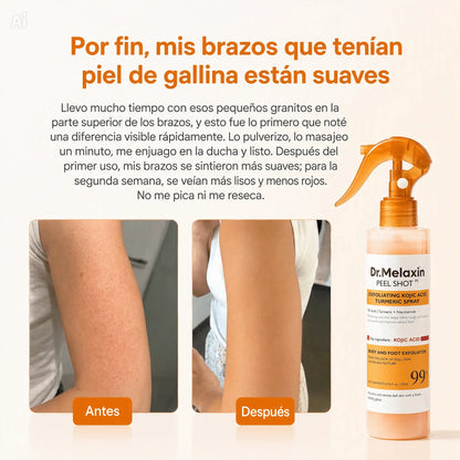 Exfoliante Corporal con Ácido Kójico y Cúrcuma